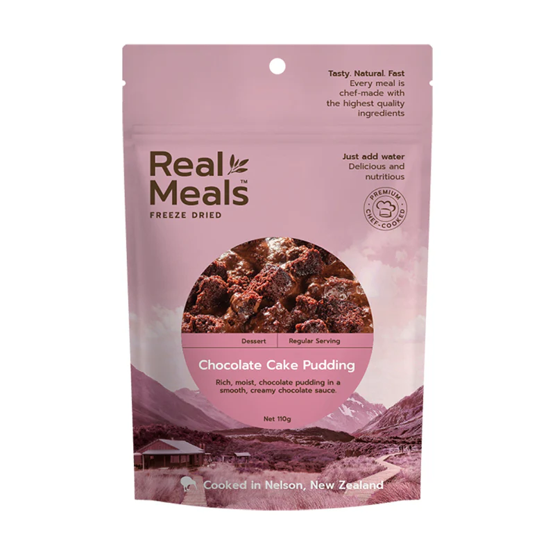 Real Meals Chocolate Cake Pudding Freeze Dried Meal