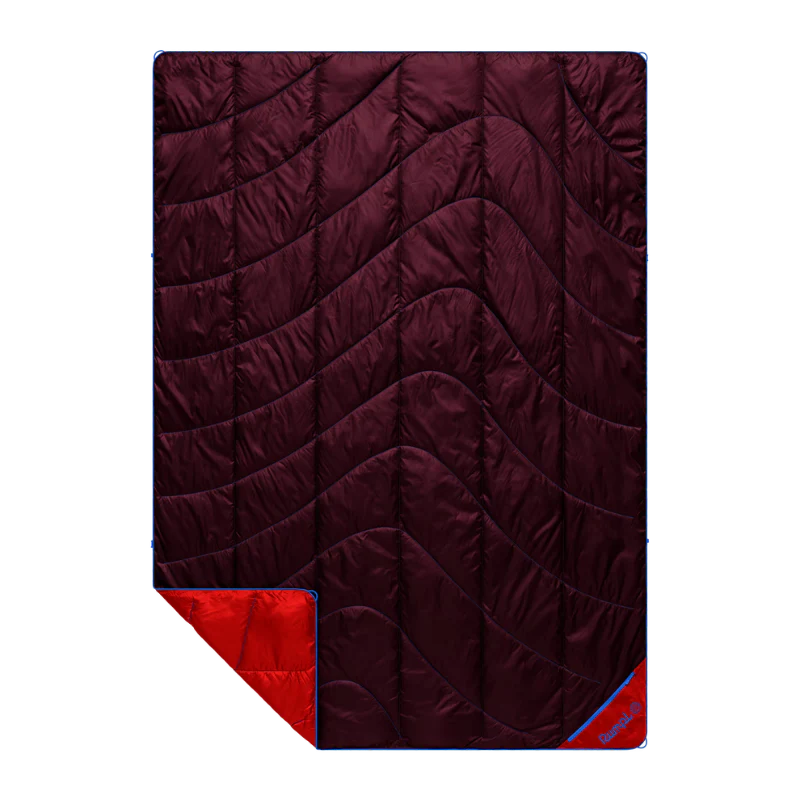 Rumpl Backcountry Puffy Blanket - Fig Red